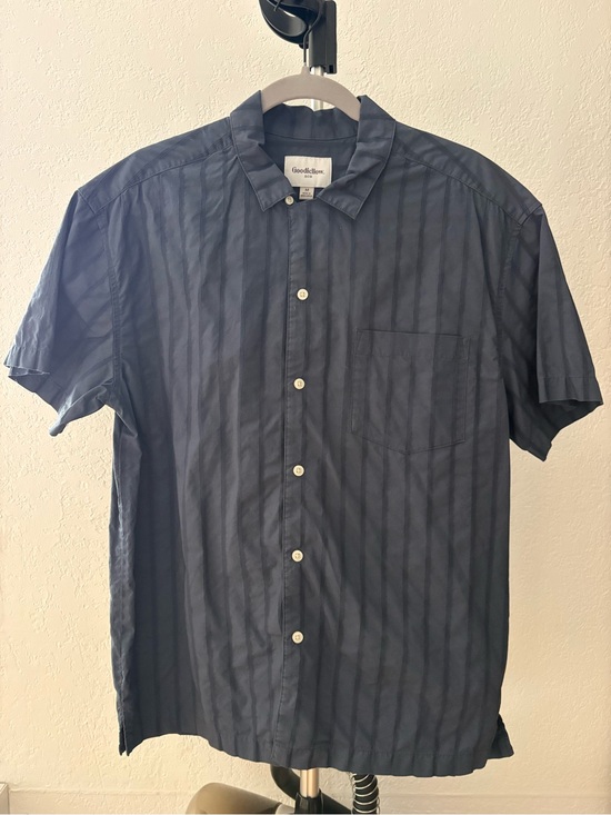 Goodfellow & Co Other - Goodfellow & Co Short Sleeve Stripe Button Up Men’s Shirt